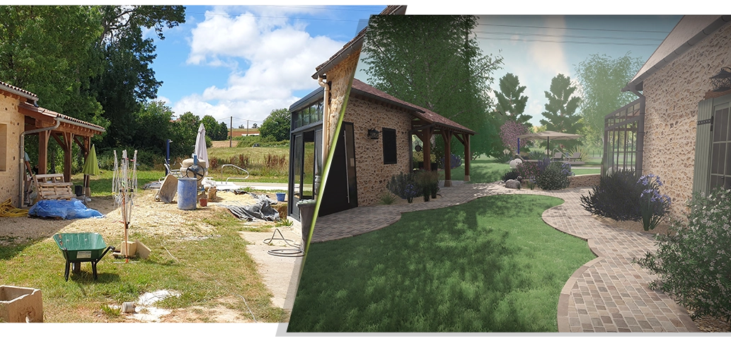 amenagement jardin paysage en dordogne par maelle valdevit