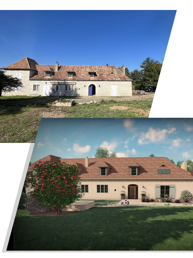 amenagement jardin avec piscine et pool house paysage en dordogne par maelle valdevit