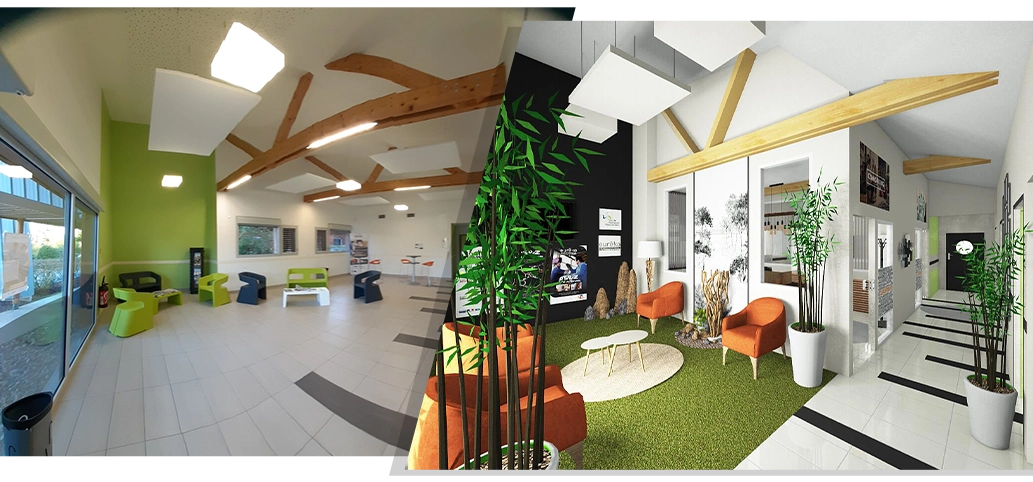 Projet collectivite eureka samazan inside by nadege lara - amenagement 3d