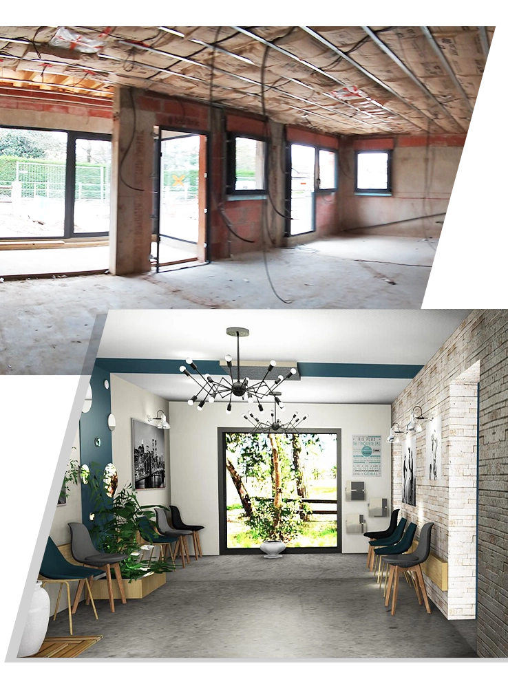 Projet amenagement interieur dentiste marmande inside by nadege lara - amenagement 3d